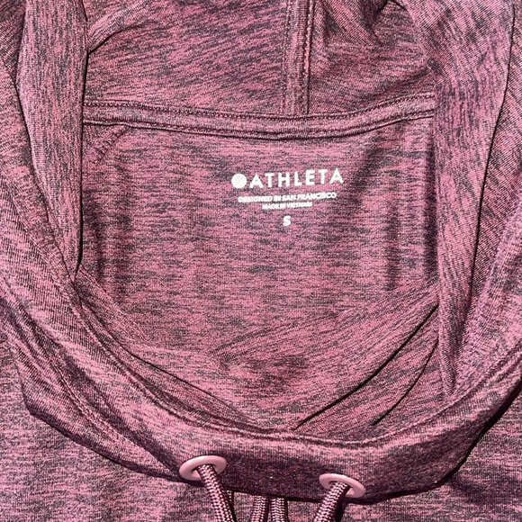 Athleta Uptempo Hoodie in Maroon size small in maroon workout athletic - Picture 6 of 10